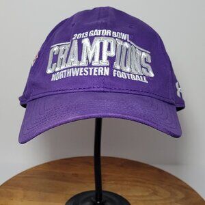 2013 Under Armour Northwestern Wildcats  GatorBowl Champions Purple Baseball Hat